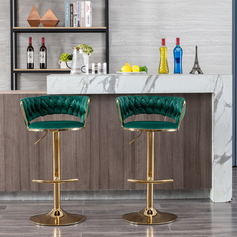 Tabouret de bar pivotant réglable Quamba