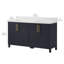 Meuble-lavabo double 60 po Keiera-336597533