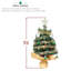 1.97' H Lighted Artificial Christmas Tree
