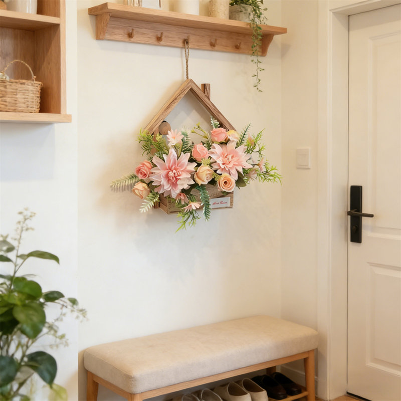 Wall-Mounted Artificial Flower