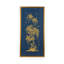 Gold Flowering Tree On Blue B Print