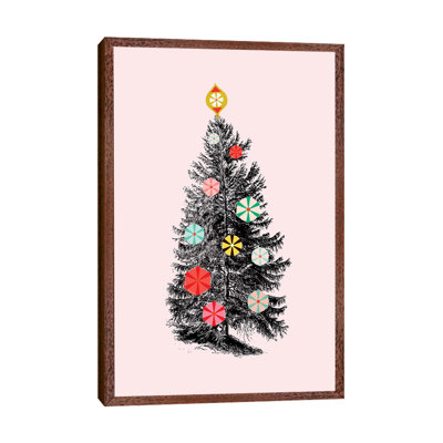 Retro Christmas Tree III by Show Me Mars - Gallery-Wrapped Canvas Giclée on Canvas