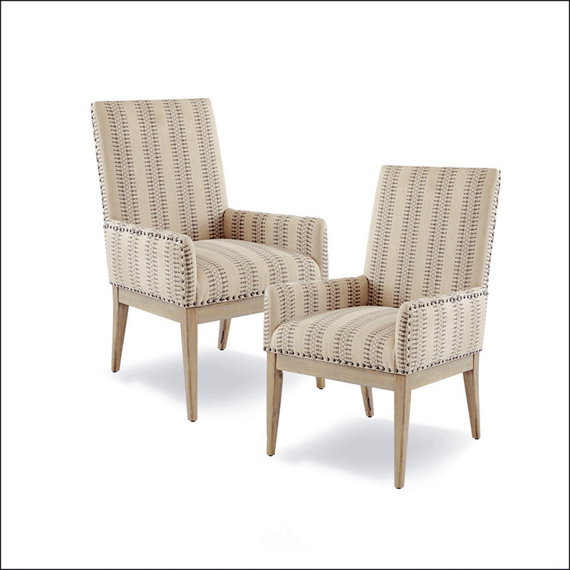 Fauteuil de salle à manger à haut dossier