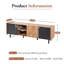 Meuble télé en bois Mid-Century pour téléviseur de 70 po ou moins-1092557353