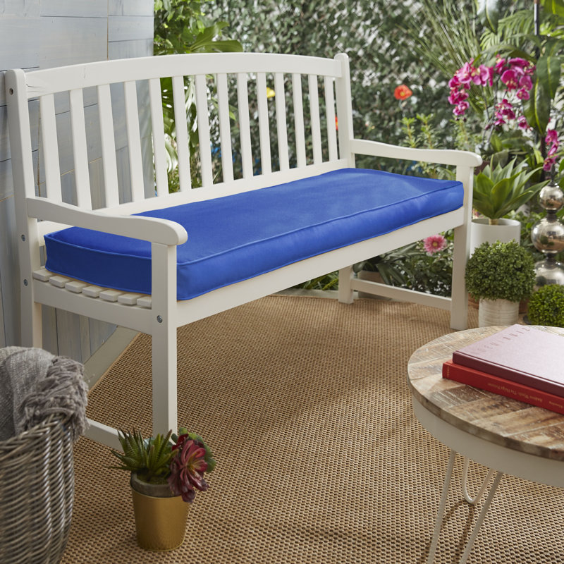 Outdoor Sunbrella Seat Cushion, 60" W x 19" D