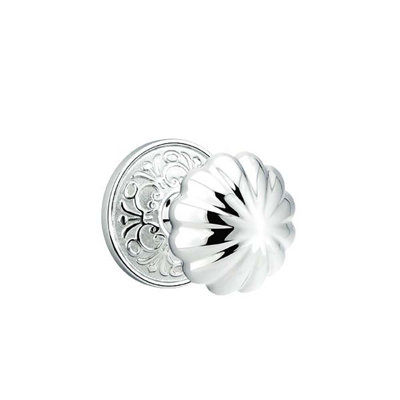 Double Dummy Melon Knob with Lancaster Rose