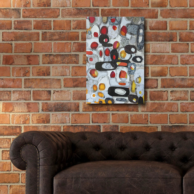 «Fruit Collage 1» par Coco Good, art mural en verre acrylique, H 24 po x l 16 po x P 0,2 po