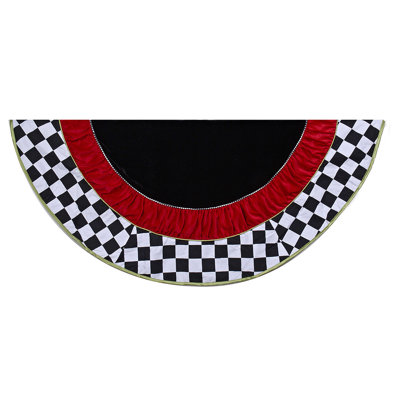 Kurt Adler Checkered Tree Skirt