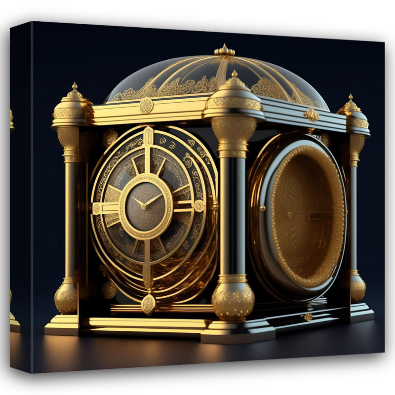 " Time Machine Clock " by Stephen Chambers, 26" W x 26" H