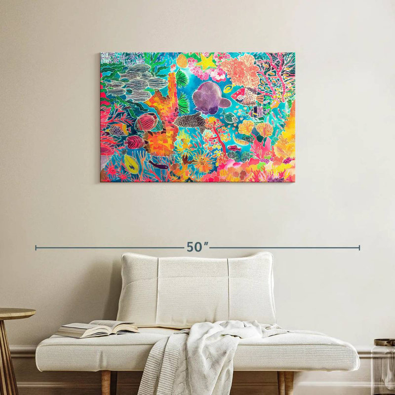 Corail tropical Brampt, H 24 po x l 36 po