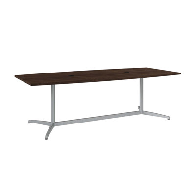 BBF Boat Shaped Conference Table with Metal Base