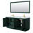 Miranda 72" Freestanding Double Bathroom Vanity with Marble Top with 70" Mirror-688790877-688790851