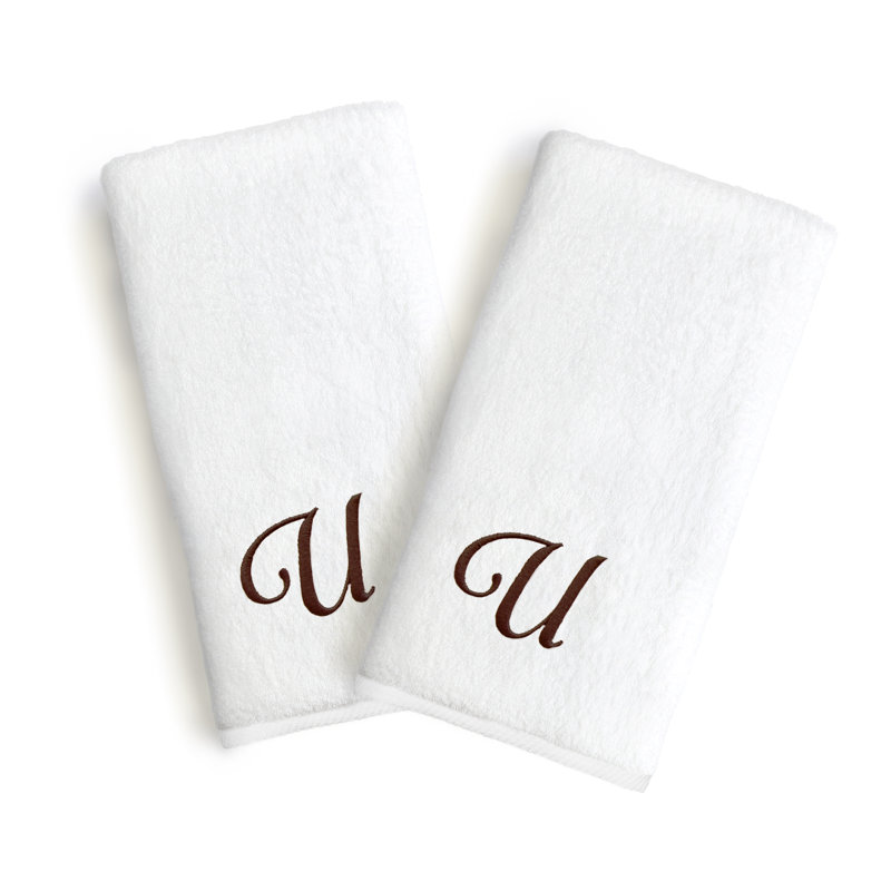 Soft Twist Hand Towel, Letter: U
