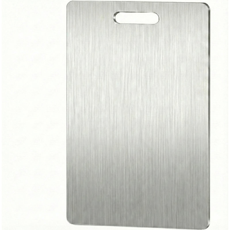 Planche à découper en titane - Planches à découper 100% titane pur pour la cuisine - Hygiène et durabilité de pointe, planches à découper pour la cuisine (18 po x 12 po)