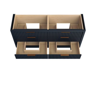 Lecrieú Double Drawer Bath Vanity