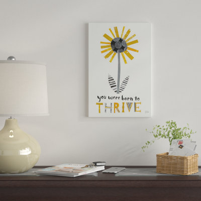 « fleuri boldly i », impression sur toile tendue