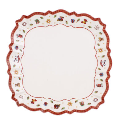 Assiette carrée 10,5 po Villeroy & Boch