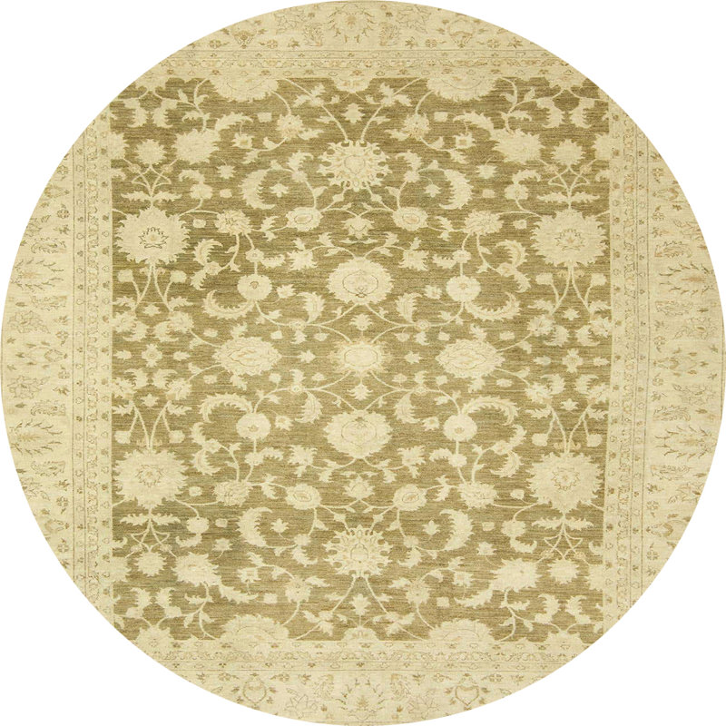 Abstract Indoor Rug, Round 4'