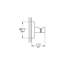 Essentials Wall Mounted Robe Hook-73200249