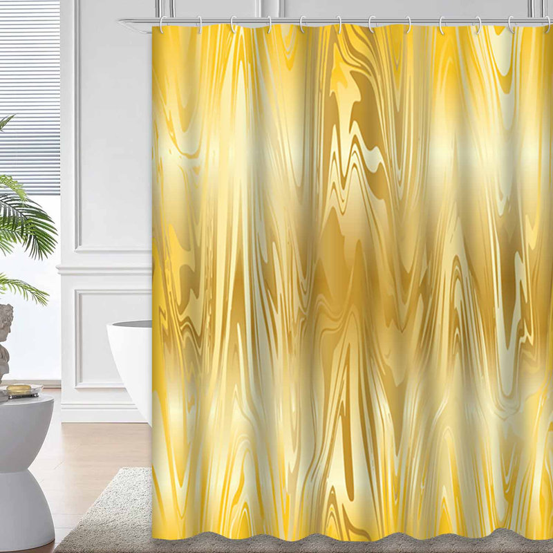 Rideau de douche Shiny En Marble, 72" L x 78" W