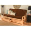 Le cadre de futon double Stratford comprend des tiroirs de rangement et un matelas-763104900-692617383-675363571