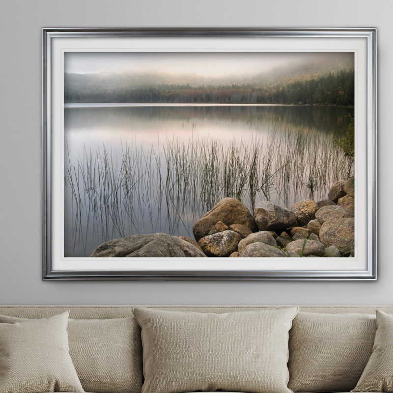 " Wanderlust ", 24" H x 32" W x 1.5" D, Silver