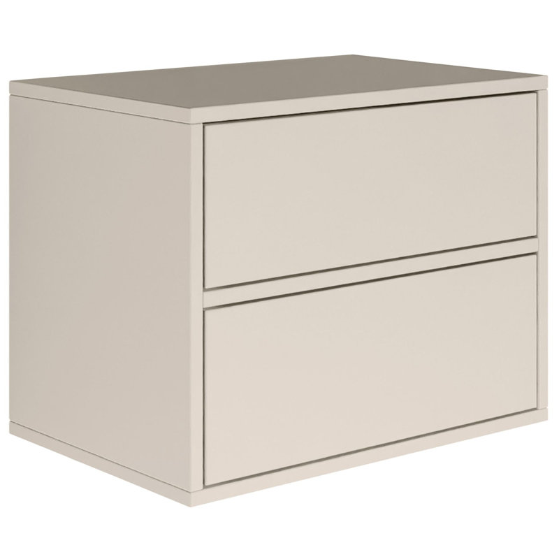 50cm W Manufactured Wood Bedside Table