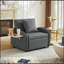 Chaise convertible Rotem avec dossier réglable, table pliable et USB, type C-1349748201