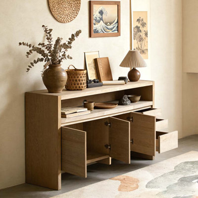 60" 3-Door Sideboard with 3 Drawers