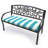 48" x 18" Outdoor Bench Cushion with Ties-1557750493