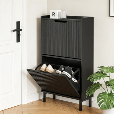 10 Pair Shoe Storage Cabinet