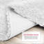 Tapis pour salle de bain rectangulaire en polyester antidérapant Ciarra-1177455269-1177087586