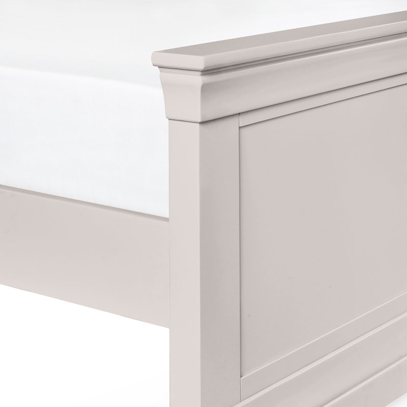 Dial Clermont Bed, Light Grey, UK Double (135 x 190 cm)