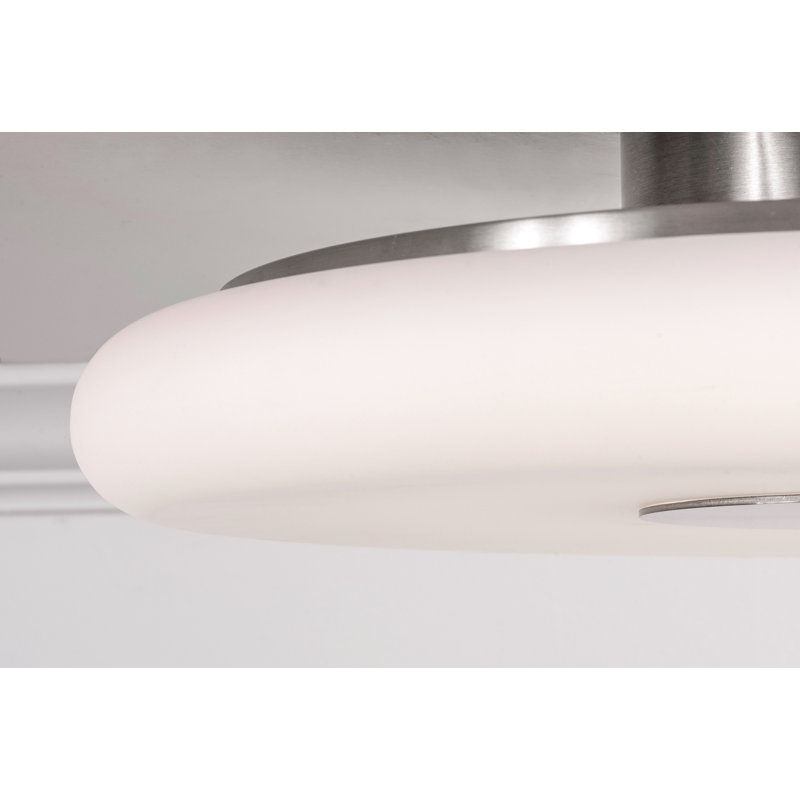 Hemby 18 po DEL semi-encastré - 30 W - nickel satiné, Nickel satiné