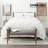 Double Brushed Pleated Duvet Cover Set-1138808770-1138794259