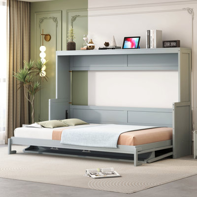 Murphy Bed With Hydraulic Lift & Desk
