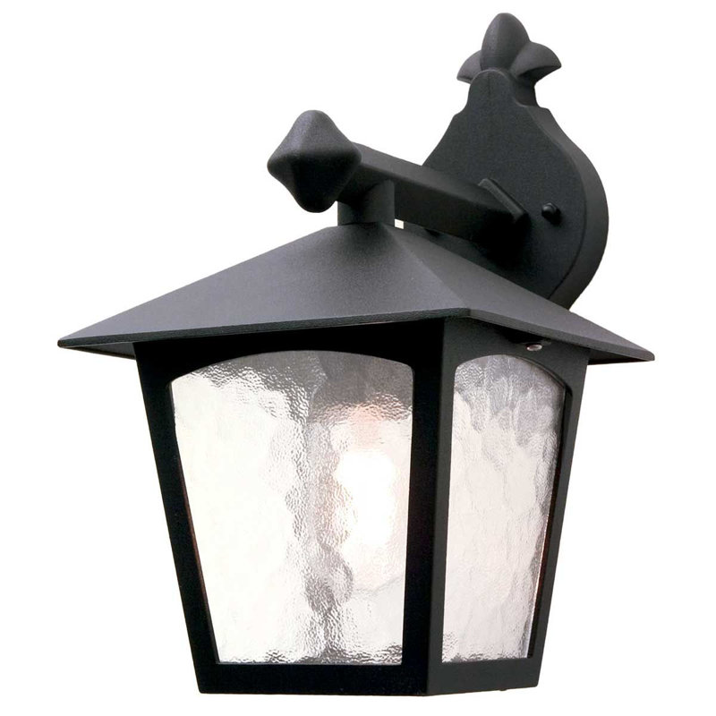 Valentina Black Outdoor Wall Lantern