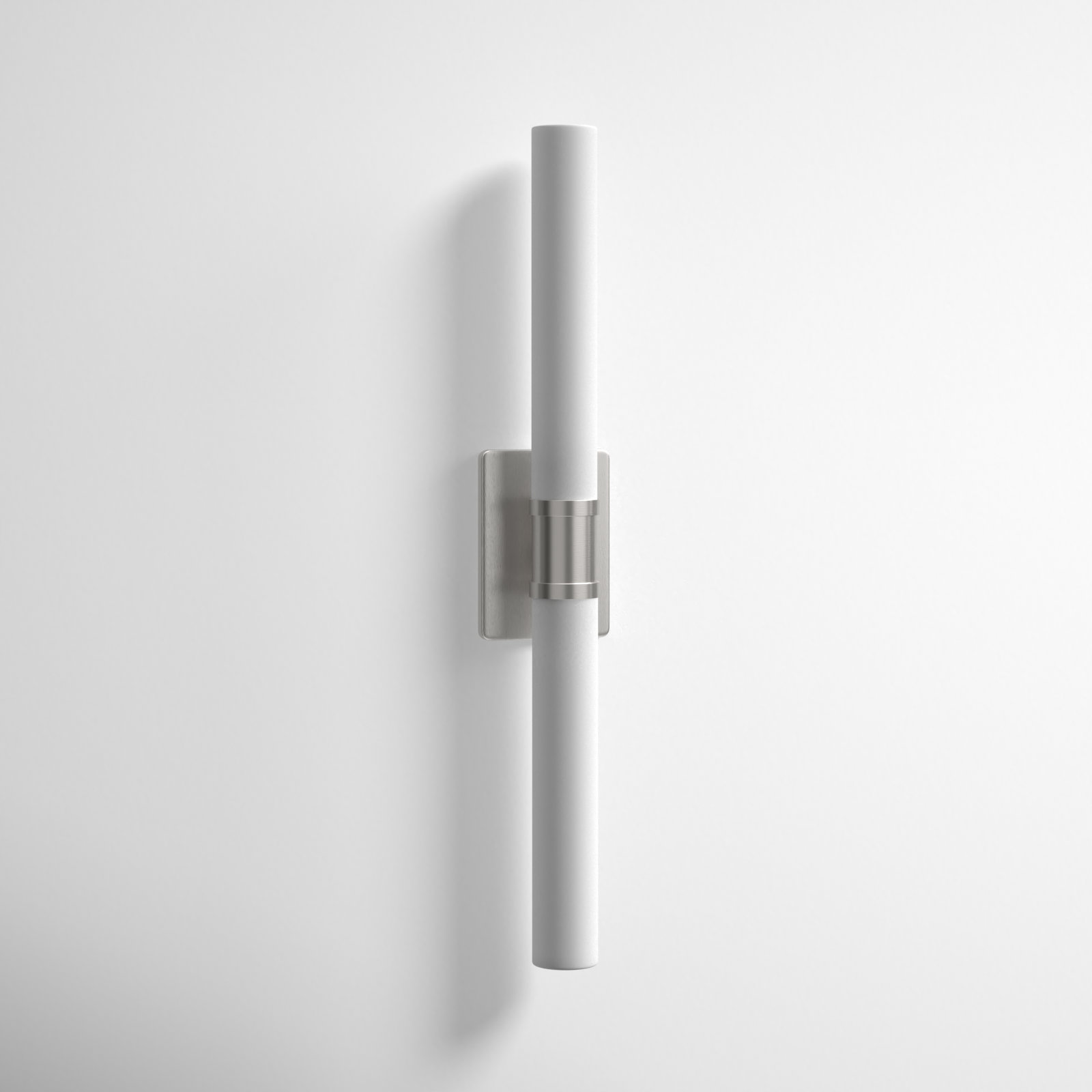 Evelien 2-Light Dimmable Bath Bar, 30" H x 5" W x 3.63" D, Brushed Nickel, 60 W