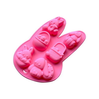 Easter Decorations Silicone Chocolate Bunny Candy Baking Molds Reusable Bunny  Chocolate Candy Molds Diy Easter Treats Dessert Decorating Holiday Baking