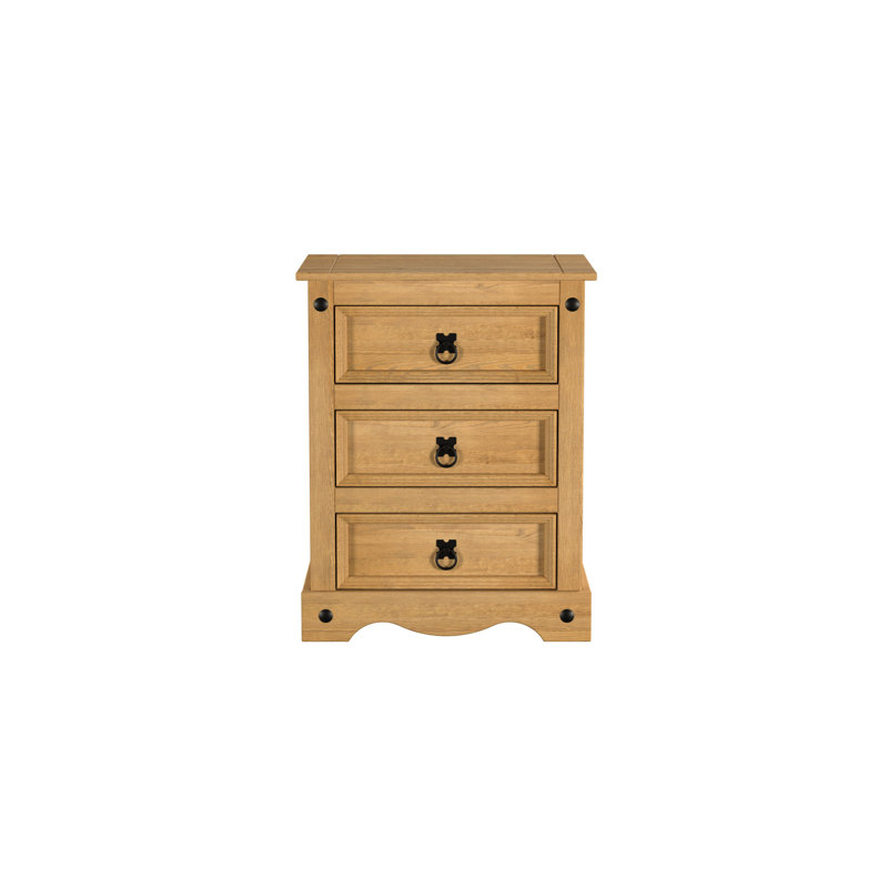 Arthemus Large 3 Drawer Bedside