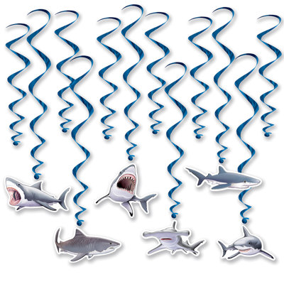 Shark Whirls - 17½ po - 28,5 po - paquet de 6