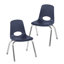 Chaise empilable 16 po avec glissières pivotantes, 2 pièces-116183594-128790128