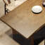 Table de salle à manger en bois massif noisette-574769875
