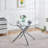 Dining Table with metal leg and glass-538736010-538736009