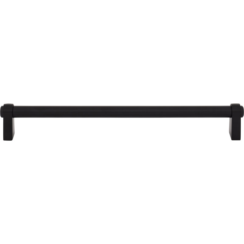 Lawrence Bar Pull, Flat Black, 8 13/16" Center To Center