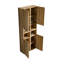 Ensemble d'armoire latérale flottante pour salle de bain 4 pièces, armoire de rangement murale pour petit espace