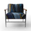 Crymble - Fauteuil d'appoint rembourré en velours-575758859