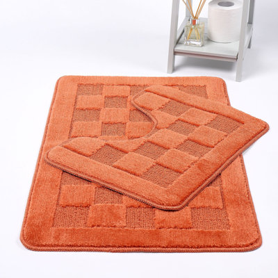 Emitte Polyester Blend Non-Slip Contour Mat