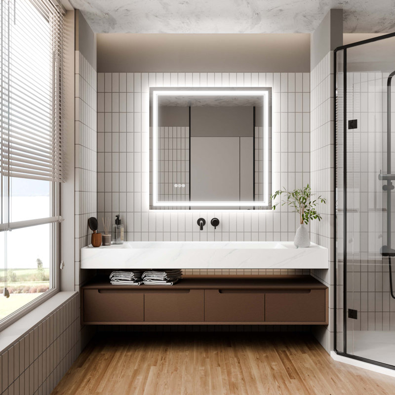 Miroir Earthalee, 35,83 po x 35,83 po, Carrée