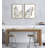 Sylvie Botanical Soft Splitfern and Botanical Soft Maiden Framed Canvas by Sara Berrenson 2 Piece